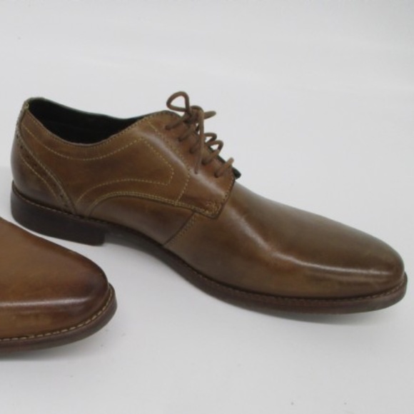 Rockport Men\'s Brown Leather Lace Up Shoes 9.5W